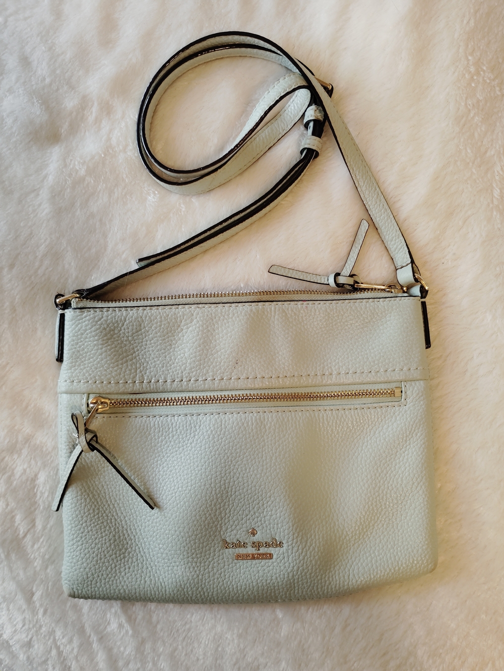 Kate Spade Mint Leather Crossbody Bag